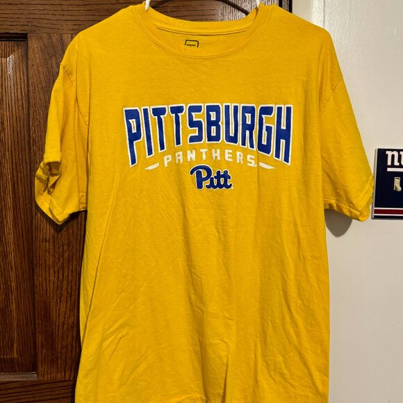 Yellow Pittsburgh Panthers Tee (Large) - Picture 1 of 2